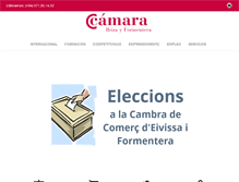 Tablet Screenshot of camaraibizayformentera.com
